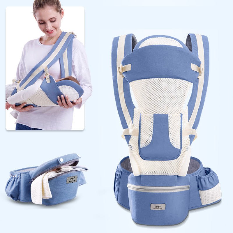 Ergonomic Baby Carrier Infant Baby Hipseat Carrier 3 In 1 Front Facing Ergonomic Kangaroo Baby Wrap Sling - Oopsdadforgot.com