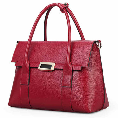 European And American New Leather Handbags, Big Bags, Ladies All - match Handbags, First Layer Cowhide Single Shoulder Messenger Bag - Oopsdadforgot.com