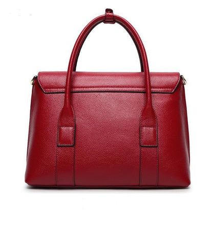European And American New Leather Handbags, Big Bags, Ladies All - match Handbags, First Layer Cowhide Single Shoulder Messenger Bag - Oopsdadforgot.com