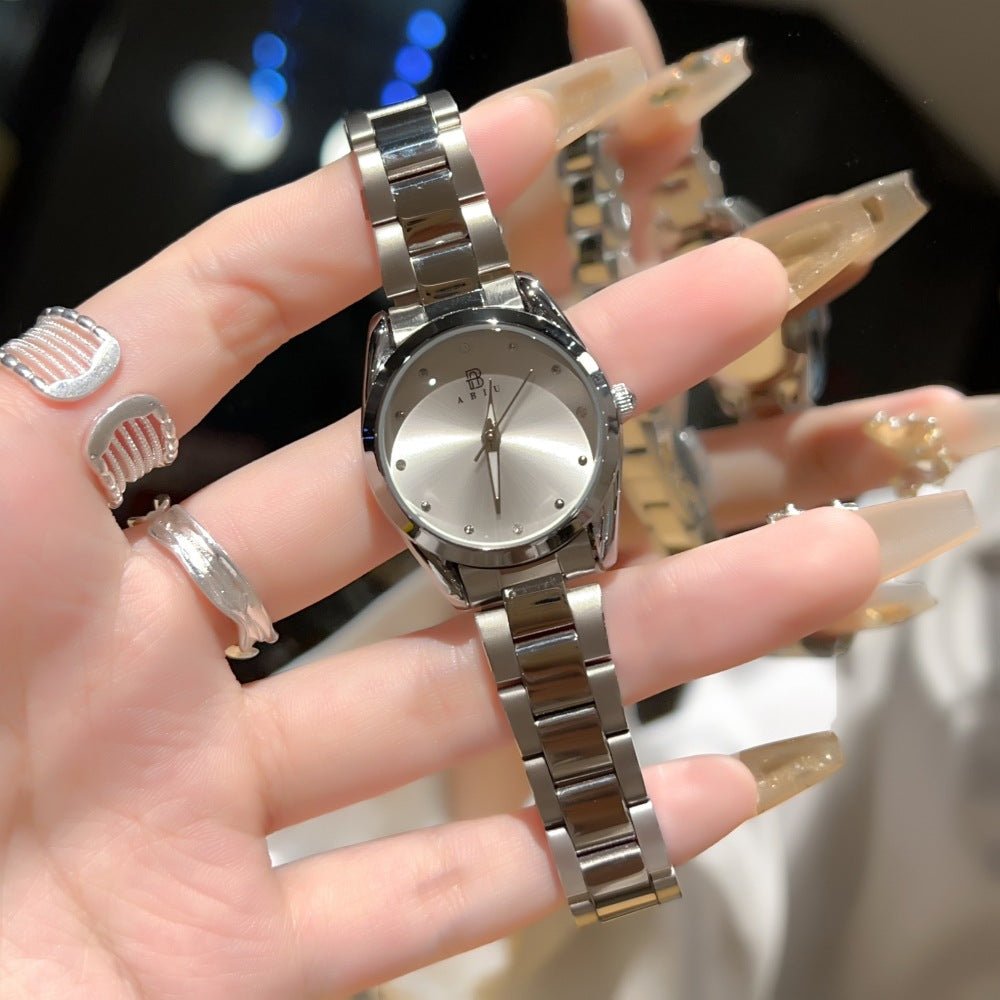 Exquisite Ladies Steel - band Wristwatch - Oopsdadforgot.com