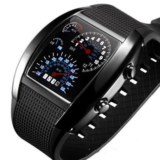 Fashion Men's Watch Unique LED Digital Watch Men Watch Electronic - Oopsdadforgot.com