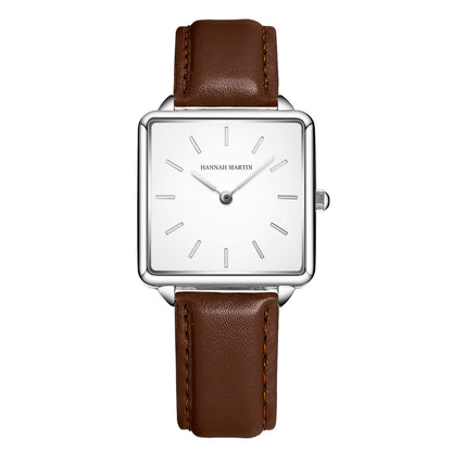 Fashion Small Square Watch Women's Watch Japanese Movement Students Square Women's Watch - Oopsdadforgot.com