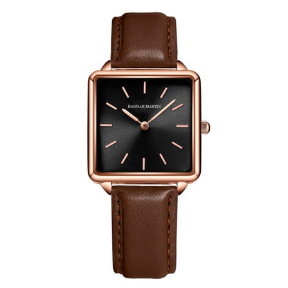Fashion Small Square Watch Women's Watch Japanese Movement Students Square Women's Watch - Oopsdadforgot.com