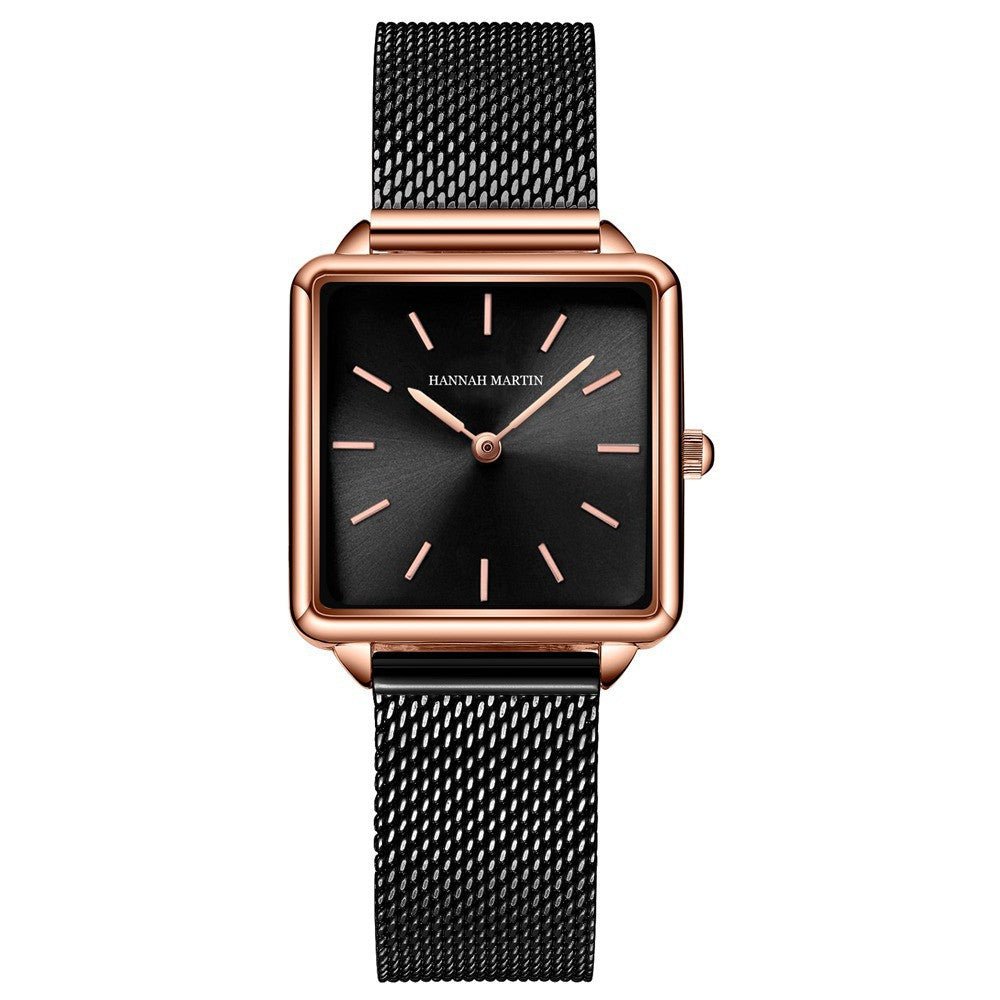 Fashion Small Square Watch Women's Watch Japanese Movement Students Square Women's Watch - Oopsdadforgot.com