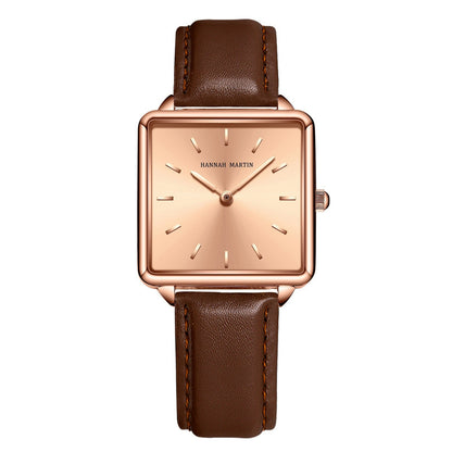 Fashion Small Square Watch Women's Watch Japanese Movement Students Square Women's Watch - Oopsdadforgot.com