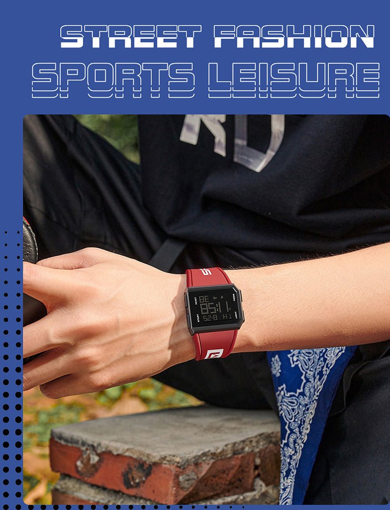 Fashion Square Luminous Watch All - match Watch - Oopsdadforgot.com