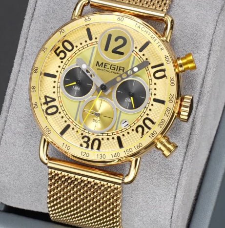 Fashionable Business Mens Quartz Watch - Oopsdadforgot.com