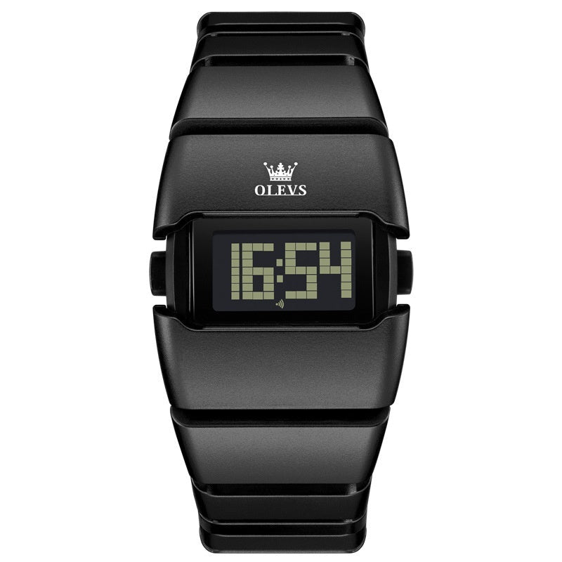 Fashionable Digital Display High - end Square - shaped Student Electronic Watch - Oopsdadforgot.com