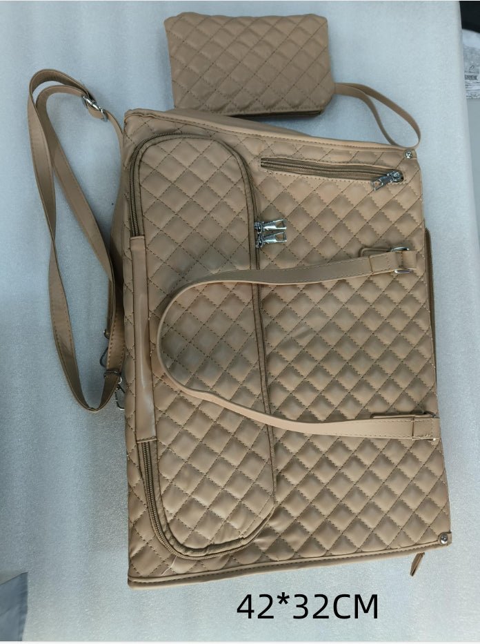 Fashionable Lunch Tote Bag Women's Thermal Insulation Lunch Box Leak - proof Crossbody Computer Storage Bag Quilted Large Capacity Handbag With Purse - Oopsdadforgot.com