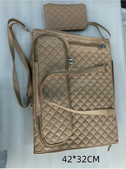 Fashionable Lunch Tote Bag Women's Thermal Insulation Lunch Box Leak - proof Crossbody Computer Storage Bag Quilted Large Capacity Handbag With Purse - Oopsdadforgot.com