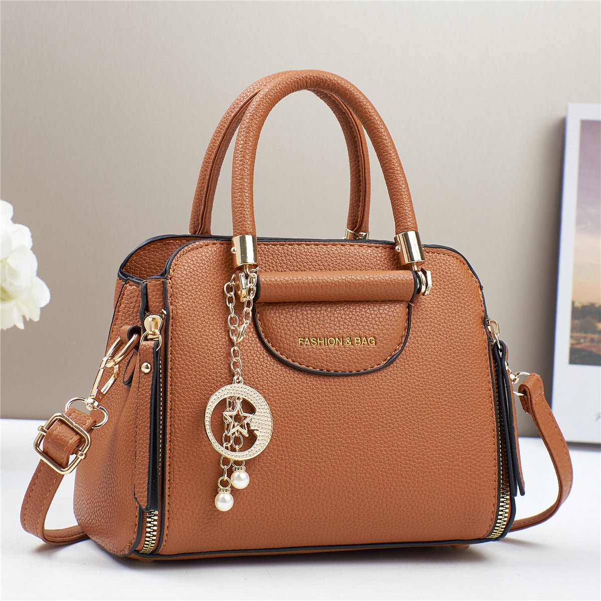 Fashionable Versatile Casual Western - style Minimalist Trendy High - end Large - capacity Light - luxury And Niche - Oopsdadforgot.com
