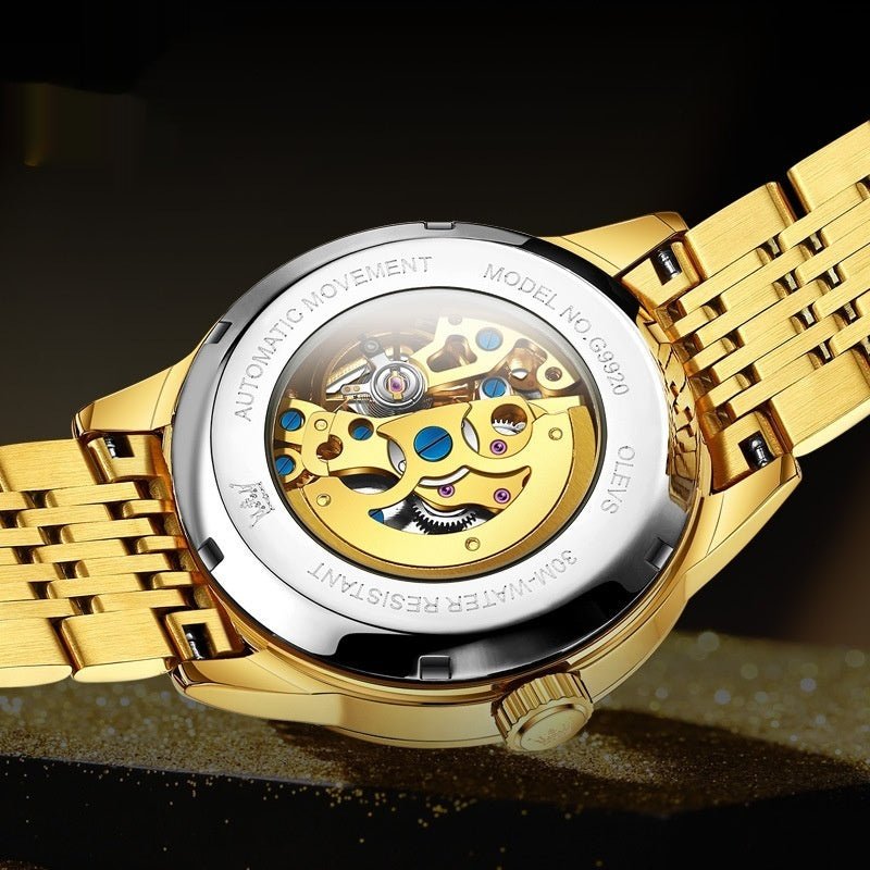 Fully Automatic Mechanical Skeleton Mens Watch - Oopsdadforgot.com