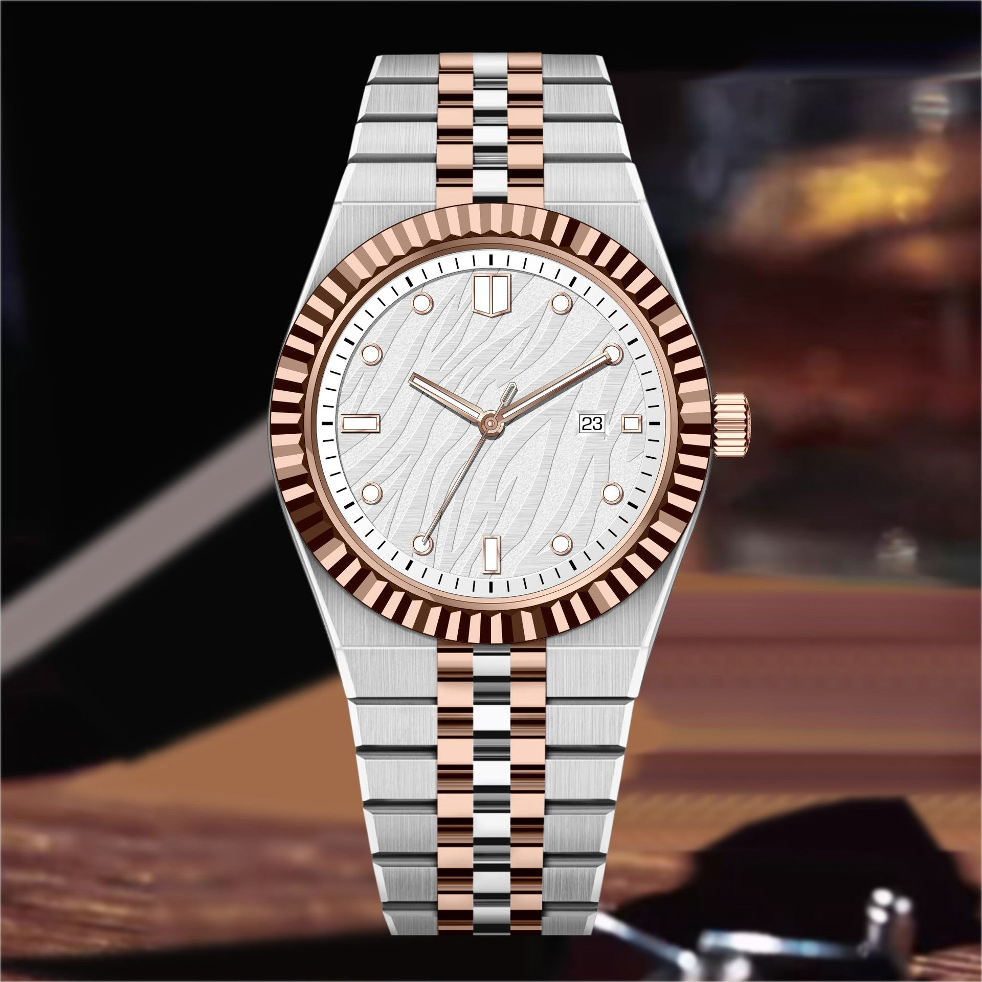 High - End Business Steel - Strap Mens Quartz Watch - Oopsdadforgot.com