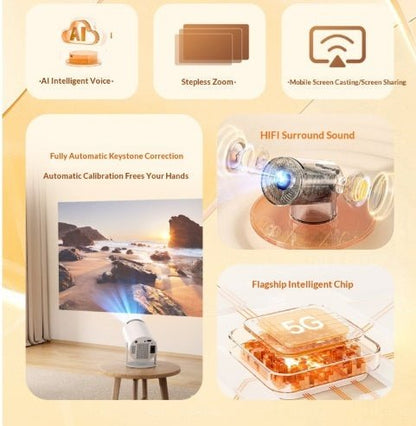 HY300 Mini Smart Home Projector - Oopsdadforgot.com