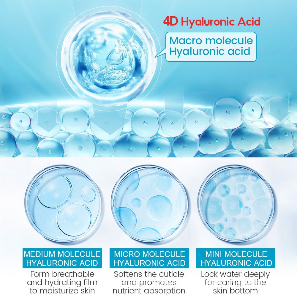 Hyaluronic Acid Face Serum Anti - Aging Shrink Pore Whitening Moisturizing Face Cream Dry Skin Care - Oopsdadforgot.com