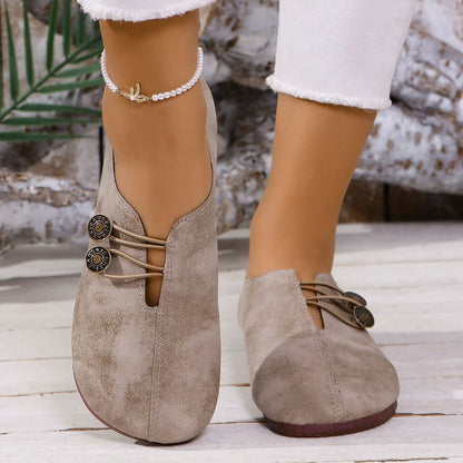 Ins Square Toe Slip - on Sandals Summer Fashion Soft Flat Shoes For Women - Oopsdadforgot.com