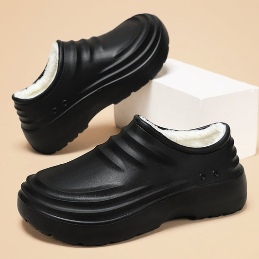 Insulated Chef Shoes Closed - toe Cotton Shoes For Men - Oopsdadforgot.com