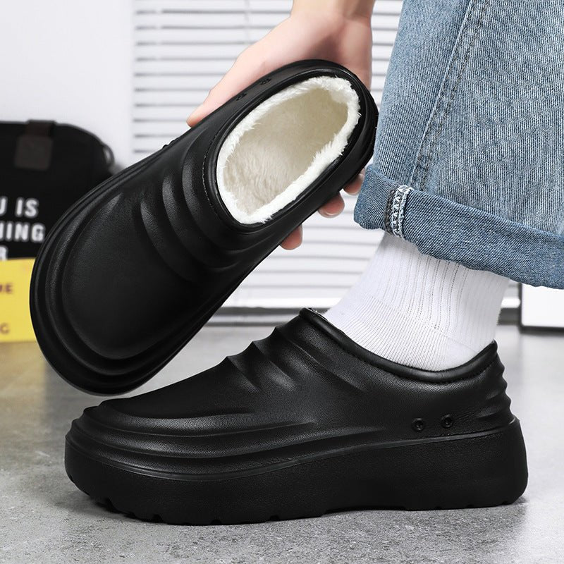 Insulated Chef Shoes Closed - toe Cotton Shoes For Men - Oopsdadforgot.com