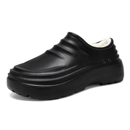 Insulated Chef Shoes Closed - toe Cotton Shoes For Men - Oopsdadforgot.com