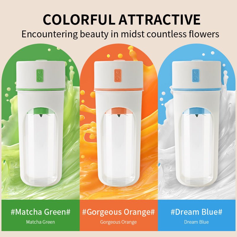 Kitchen Electric Juicer USB Charging Wireless Juices Blender Fruit Orange Mixer Squeezer Machine Ice Crush Cup Food Processor - Oopsdadforgot.com