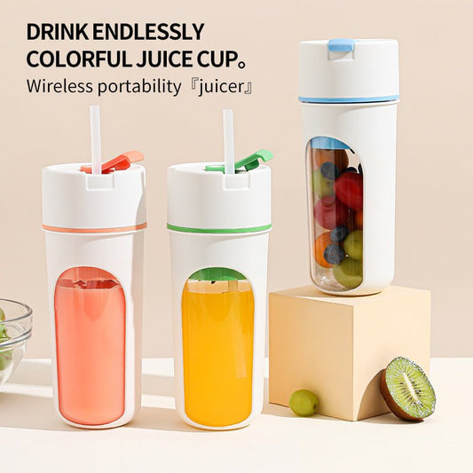 Kitchen Electric Juicer USB Charging Wireless Juices Blender Fruit Orange Mixer Squeezer Machine Ice Crush Cup Food Processor - Oopsdadforgot.com