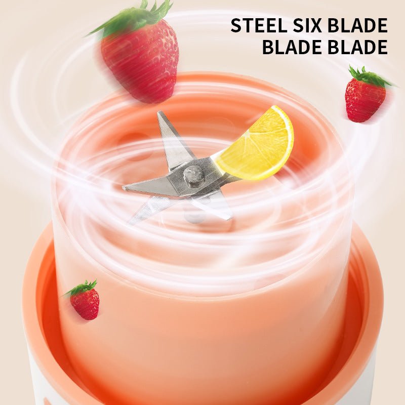 Kitchen Electric Juicer USB Charging Wireless Juices Blender Fruit Orange Mixer Squeezer Machine Ice Crush Cup Food Processor - Oopsdadforgot.com
