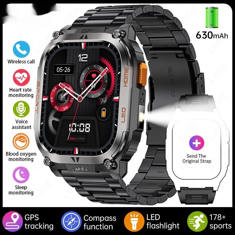 Large - screen Smartwatch With Bluetooth Calling Feature - Oopsdadforgot.com
