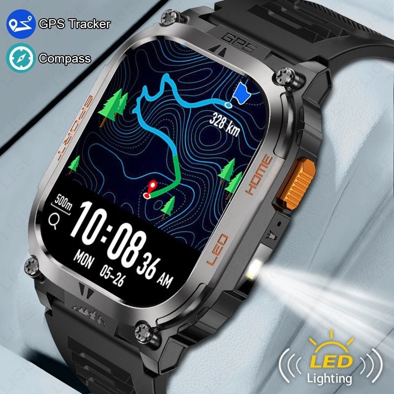 Large - screen Smartwatch With Bluetooth Calling Feature - Oopsdadforgot.com