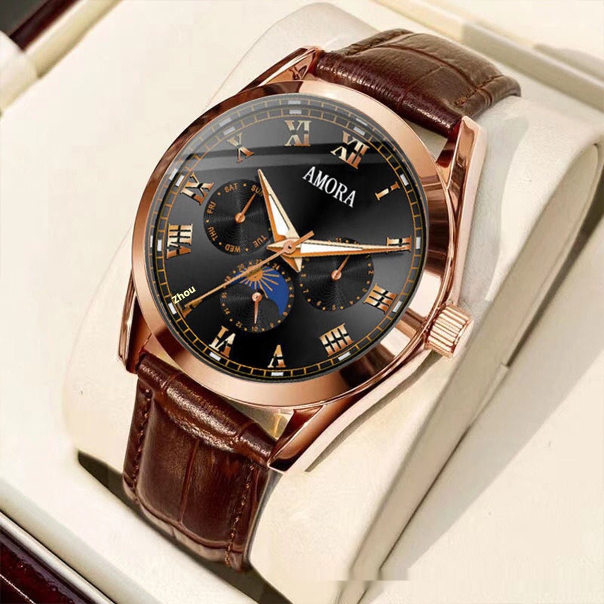 Luminous Quartz Nonmechanical Watch With Water Resistance - Oopsdadforgot.com