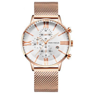 Luxury Men’s Quartz Watch – Precision Timepiece with Stylish Stainless Steel Design - Oopsdadforgot.com