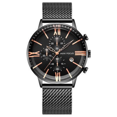 Luxury Men’s Quartz Watch – Precision Timepiece with Stylish Stainless Steel Design - Oopsdadforgot.com