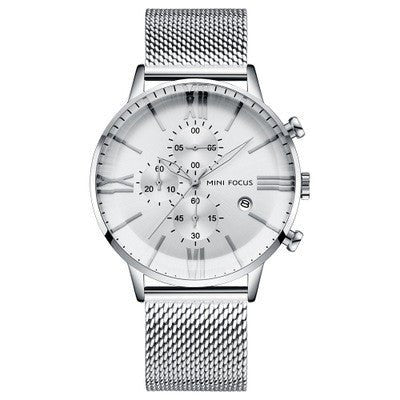 Luxury Men’s Quartz Watch – Precision Timepiece with Stylish Stainless Steel Design - Oopsdadforgot.com