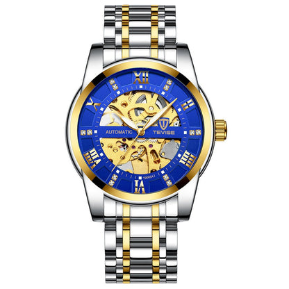 Mechanical Watch With A Hollowed - out Steel Bracelet - Oopsdadforgot.com