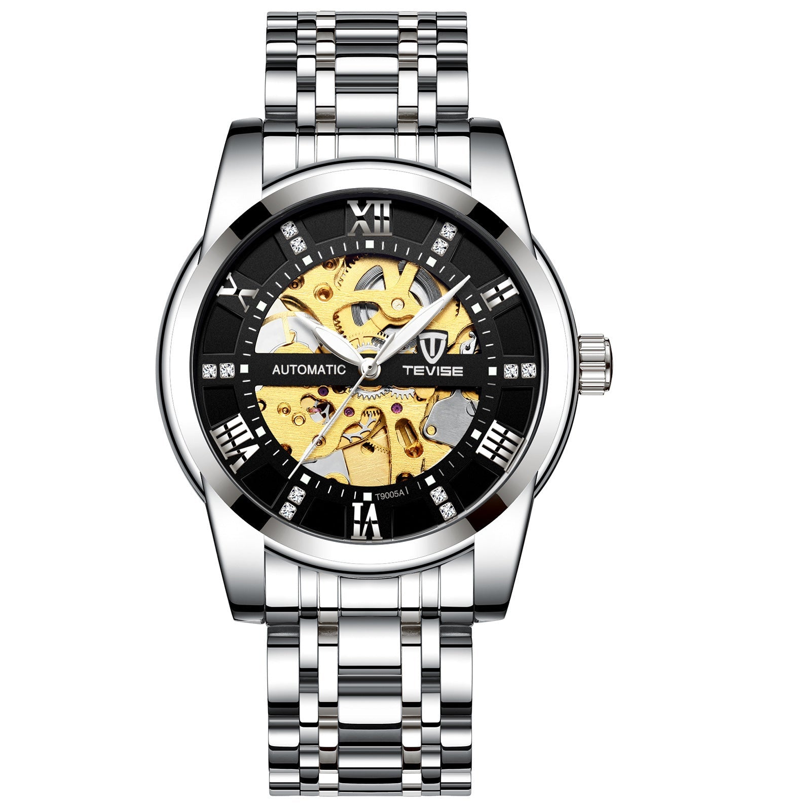 Mechanical Watch With A Hollowed - out Steel Bracelet - Oopsdadforgot.com