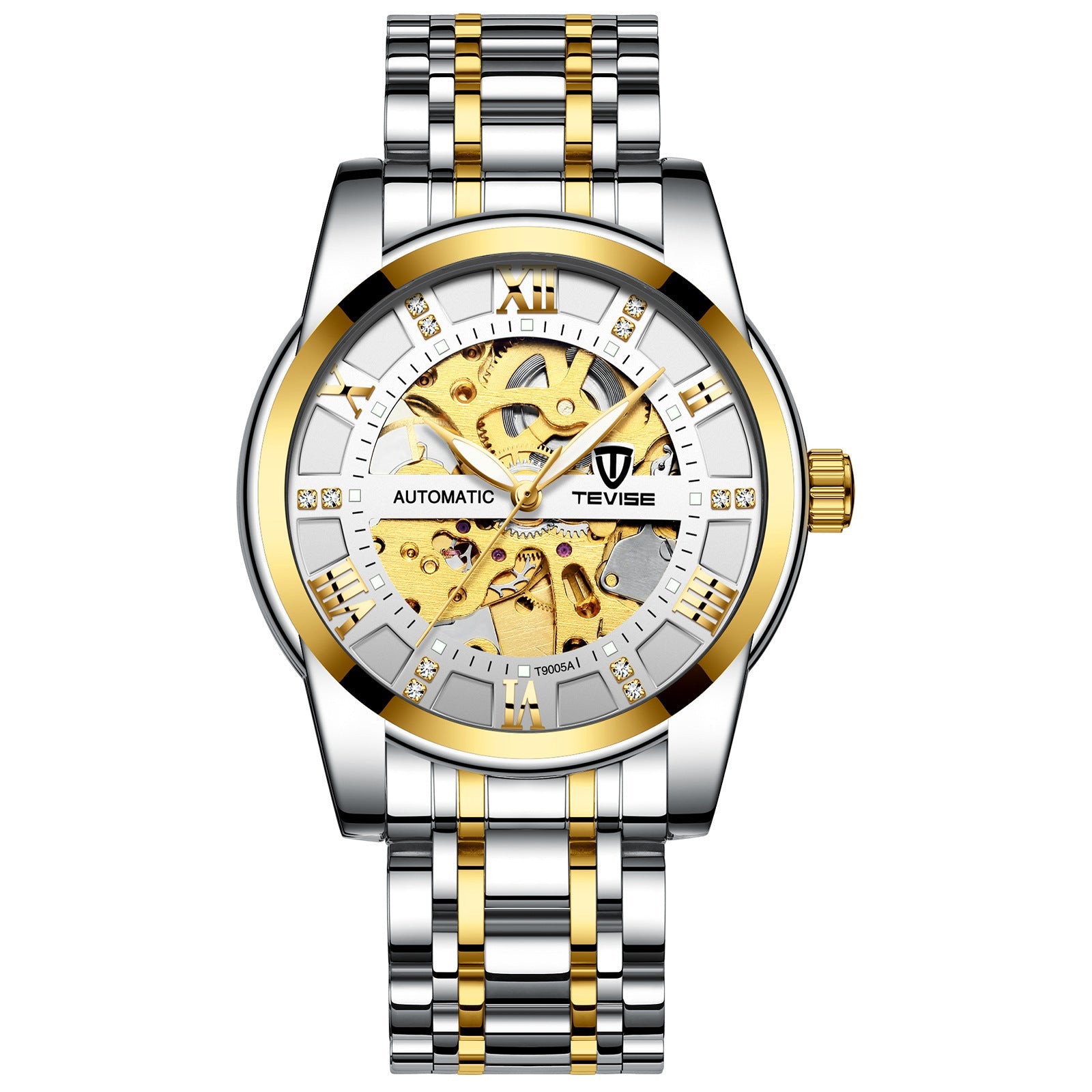 Mechanical Watch With A Hollowed - out Steel Bracelet - Oopsdadforgot.com