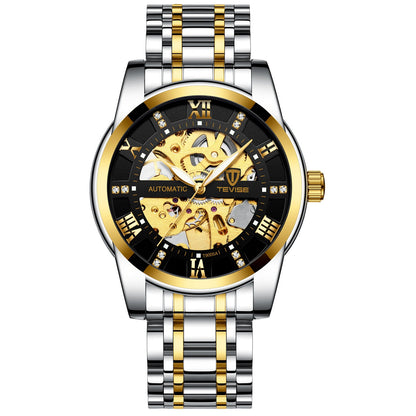 Mechanical Watch With A Hollowed - out Steel Bracelet - Oopsdadforgot.com