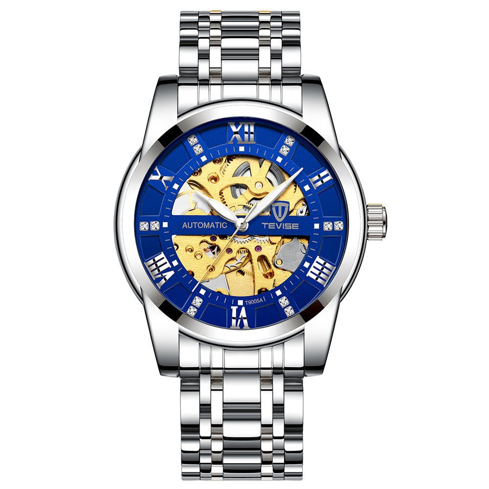 Mechanical Watch With A Hollowed - out Steel Bracelet - Oopsdadforgot.com