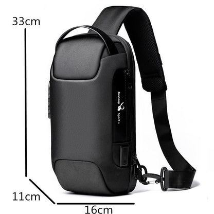 Men Chest Bag Messenger Bag Anti - theft Shoulder Bags Chest Bag Pack For Male - Oopsdadforgot.com