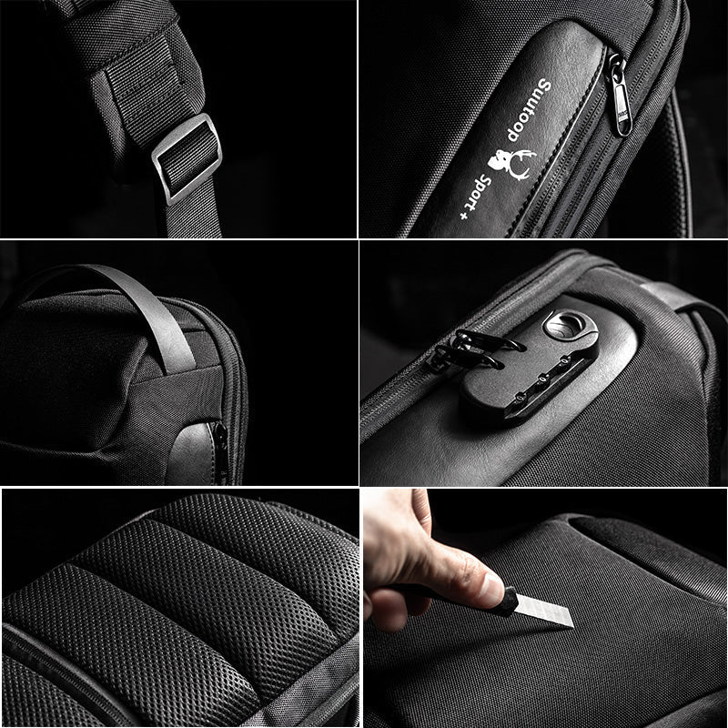 Men Chest Bag Messenger Bag Anti - theft Shoulder Bags Chest Bag Pack For Male - Oopsdadforgot.com