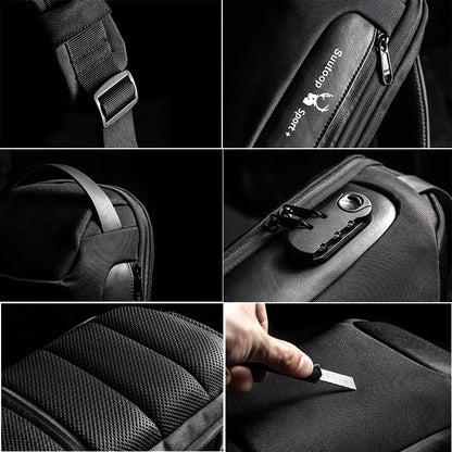 Men Chest Bag Messenger Bag Anti - theft Shoulder Bags Chest Bag Pack For Male - Oopsdadforgot.com