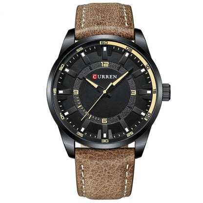 Men s Business Watch Belt Large Dial - Oopsdadforgot.com