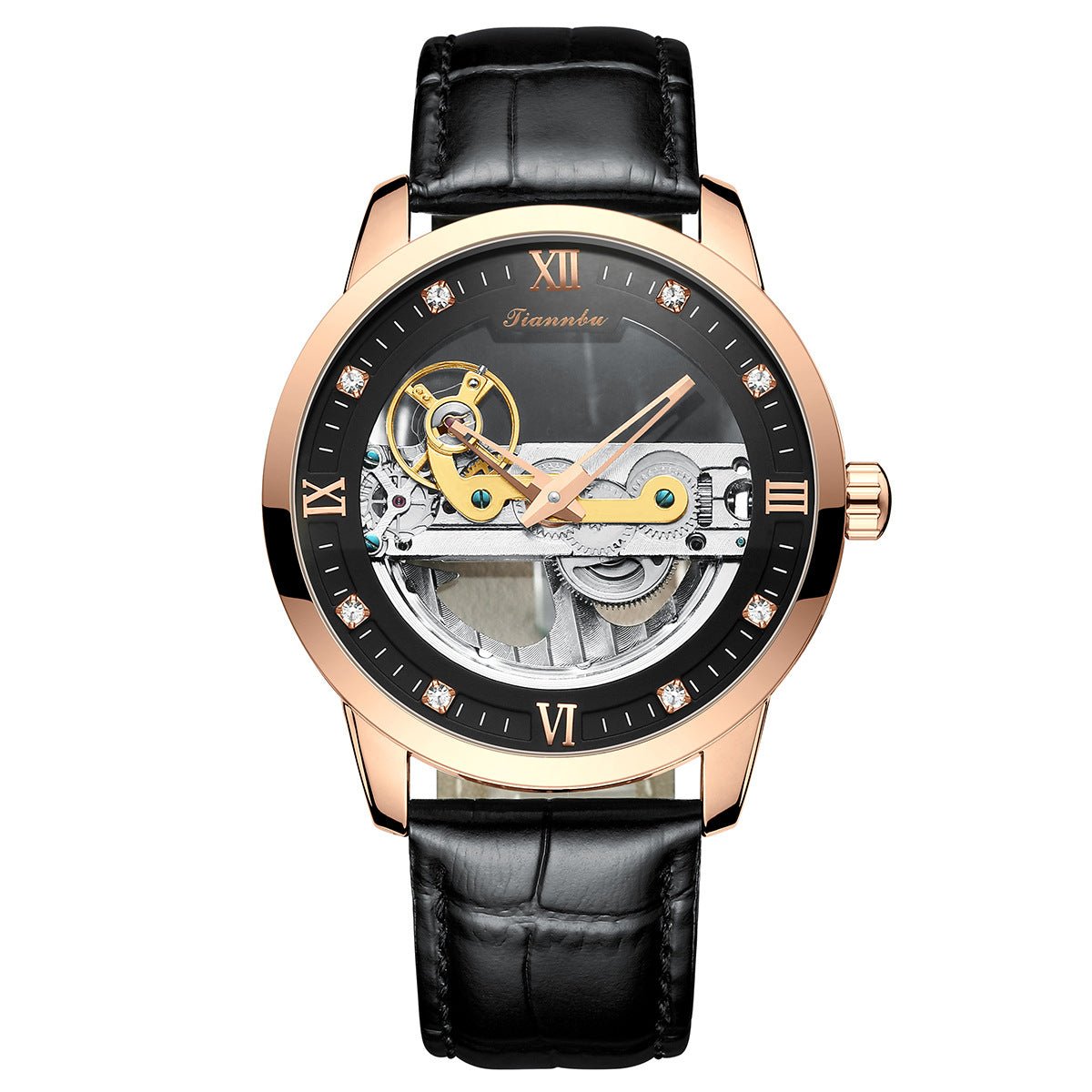 Men's Automatic Hollow Mechanical Watch - Oopsdadforgot.com