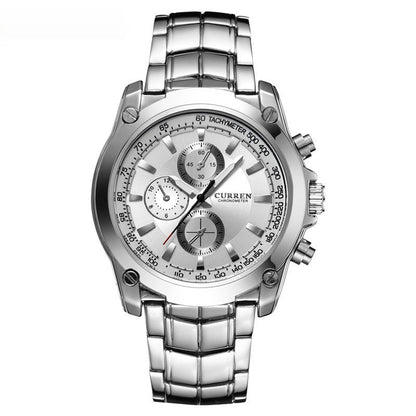 Men's Business - Casual Alloy Waterproof Quartz Watch - Oopsdadforgot.com