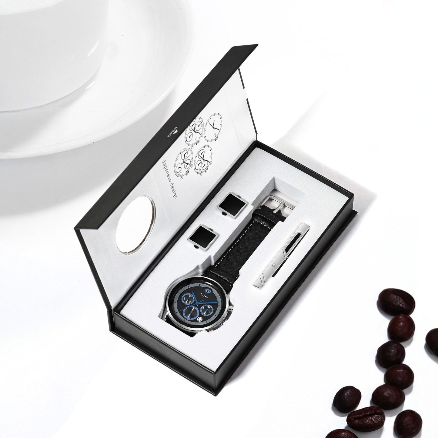 Mens Business Quartz Watch Gift Set - Oopsdadforgot.com