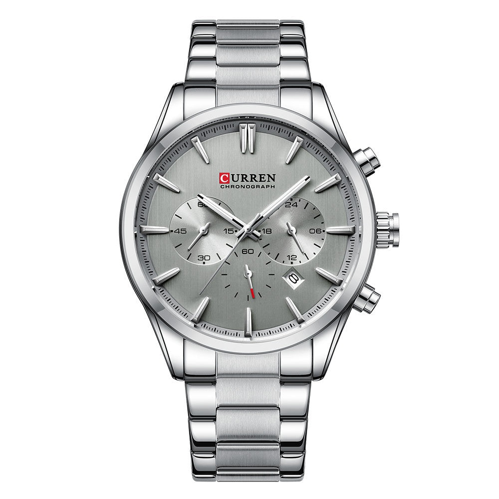 Men's Business Six - Hand Multifunction Quartz Watch - Oopsdadforgot.com