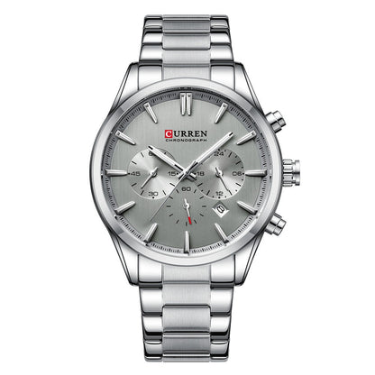 Men's Business Six - Hand Multifunction Quartz Watch - Oopsdadforgot.com