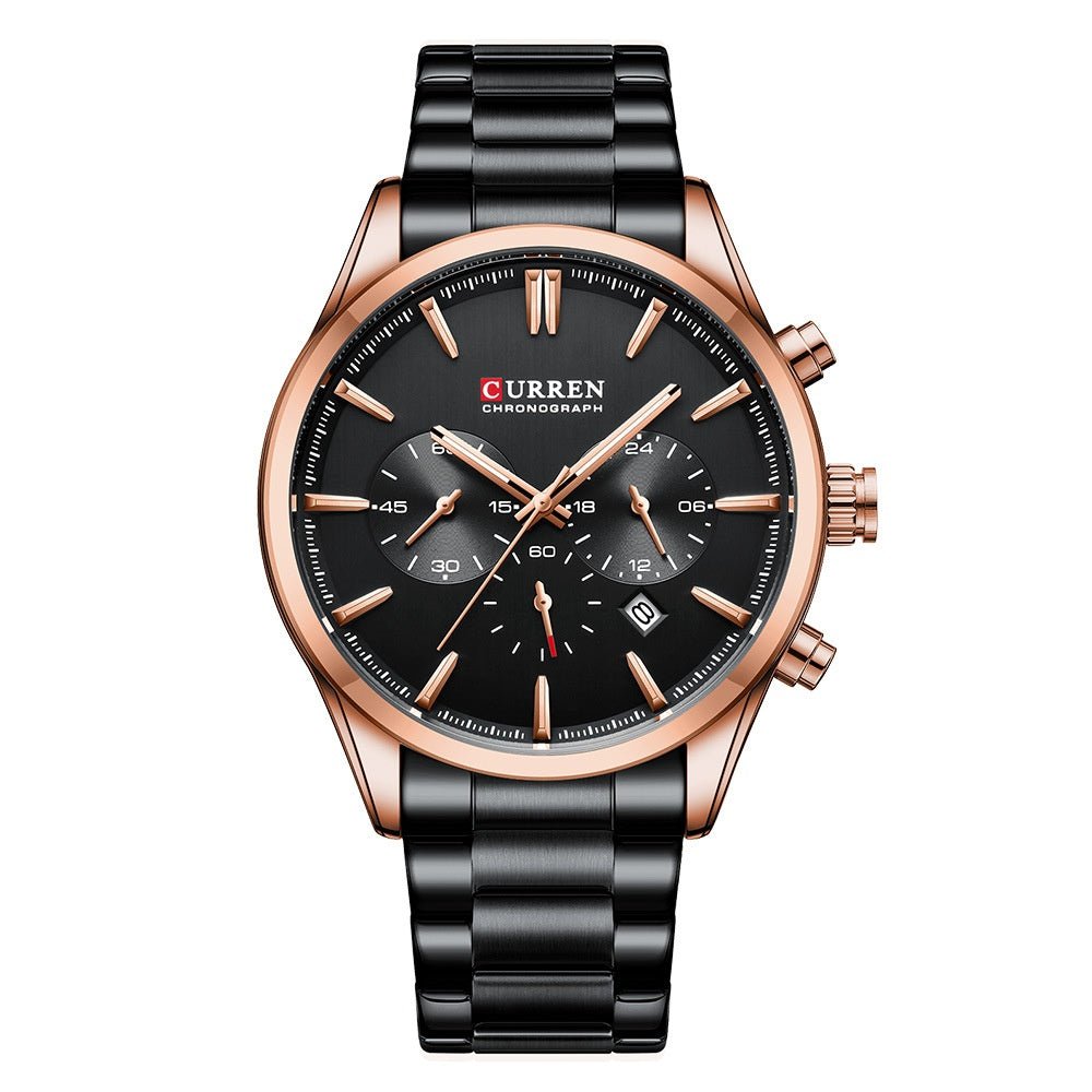 Men's Business Six - Hand Multifunction Quartz Watch - Oopsdadforgot.com