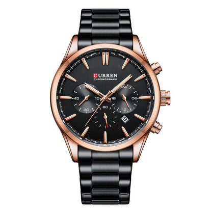 Men's Business Six - Hand Multifunction Quartz Watch - Oopsdadforgot.com