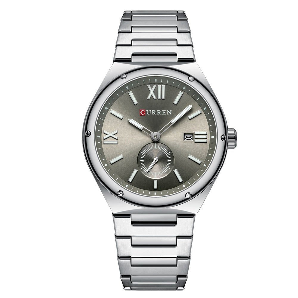 Mens Calendar Waterproof Multi - Function Two - Hand Semi - Quartz Watch - Oopsdadforgot.com
