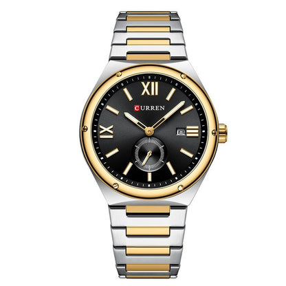 Mens Calendar Waterproof Multi - Function Two - Hand Semi - Quartz Watch - Oopsdadforgot.com